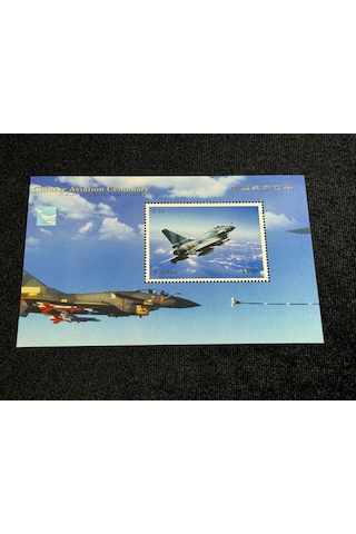 Guyana - 2010 - Chinese Aviation Centenary - Souvenir Sheet - Mnh Royal Aır Force Savaş Uçak Temal Teşhir Ürün
