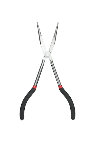 Youmex Uzun Uçlu Düz Ağızlı Pense - 45 Çelikten Yapılmış, El Kullanıma Uygun, Tamir Ve Atölyeler İçin Çok Renkli