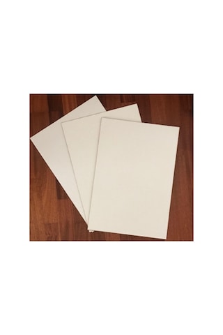 3 Mm 35x50 Mdf Plaka 3 Adet - Hobi, Maket, Ahşap El Sanatları İçin Uygun 3 Lü Paket