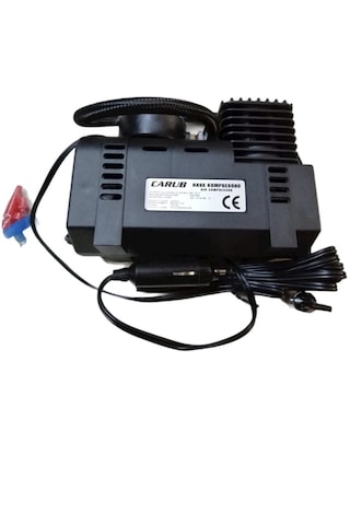Carub Lastik Hava Kompresörü 12v 300psi Siyah Siyah