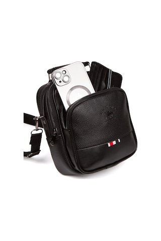 Adelina Siyah El Ve Omuz Çanta Erkek Siyah