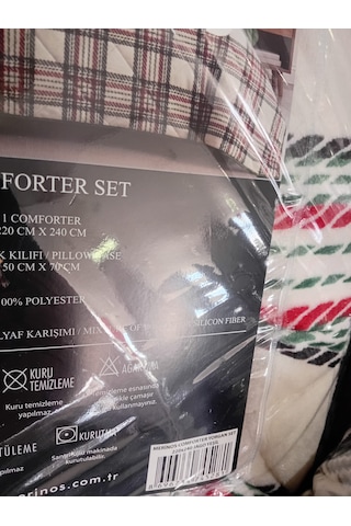 Comforter Çift Kişilik Yorgan Set / 220x240 / Çeyiz / Yorgan /set Açık Yeşil
