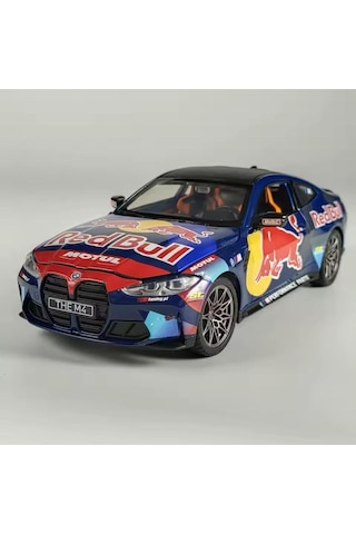 Scowetto Bmw M4 Diecast Model Araba Bmw M4 Redbull Yarış Arabası