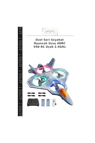 Özel Seri Seyahat Oyuncak Uçuş 4drc V50 Rc Uçak 2.4ghz