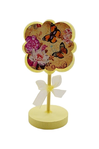 Gen-of Dekoratif Kelebek Not Tutucu Xf5742 Sarı