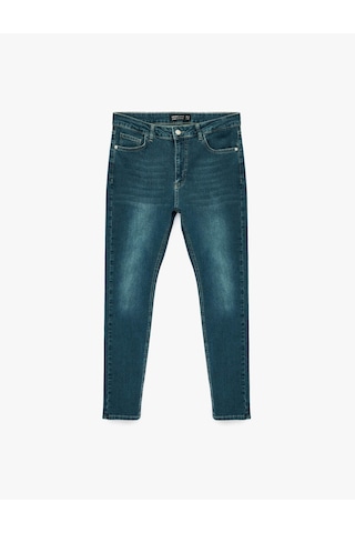 Koton Skinny Michael Yeşil Erkek Jean Pantolon 7wam40084nd