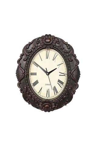 Pazly Suntek Siyah-bakır Siyah Sessiz Saatleri Saati Duvar Dekoratif Bakır 14'' & Kj Çok Renkli
