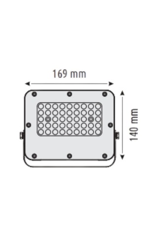 Huzur Elektrik 30w Ip65 Yeşil Işık Bahçe Aydınlatma Led Projektör 3851