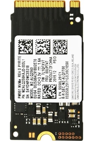 Samsung PM991 MZ-ALQ2560B 256 GB PCIe 3.0 x4 NVMe M.2 2242 SSD
