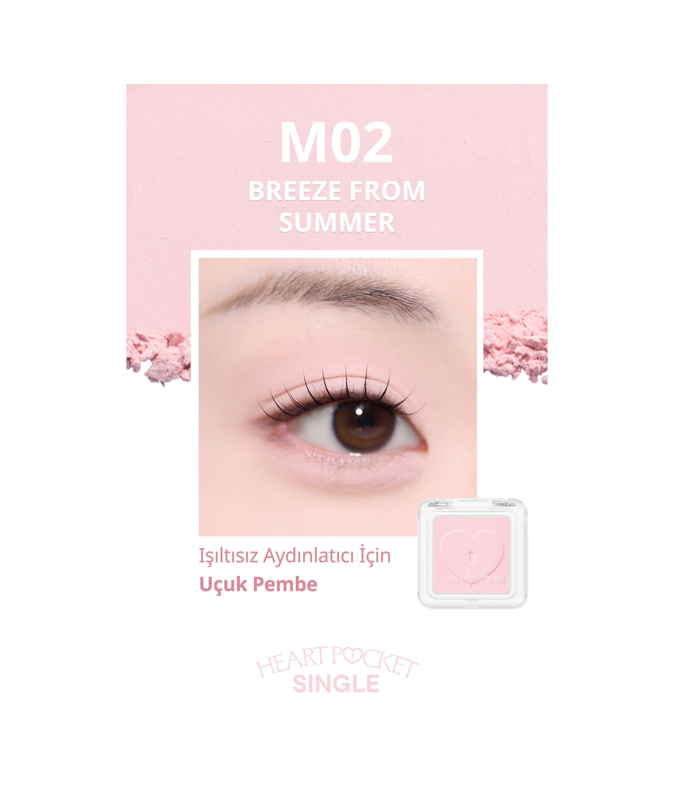 Peripera Heart Pocket Single M02 Breeze From Summer M02