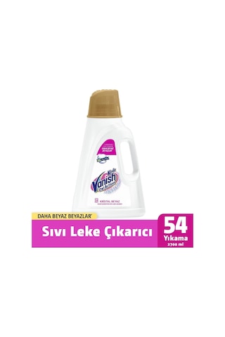 Kosla Vanish Multipower Beyazlar için Sıvı Leke Çıkarıcı & Deterjan Güçlendirici 2700 ML