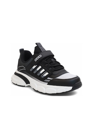 Kidessa 2135-1897 Pepino Anatomik Tabanlı Ultra Hafif Unisex Çocuk Sneakers Ayakkabı Siyah - Gri