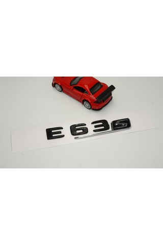 E 63S Bagaj Parlak Siyah ABS 3M 3D Yazı Logo