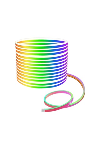 Mey İthalat 3 Metre Rgb Akıllı Neon Led Şerit Işık Telefon Ve Kumanda Kontrollü Ambiyans Aydınlatma