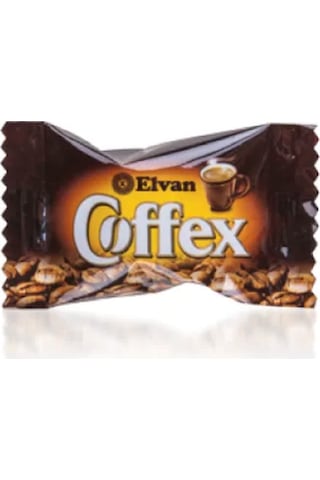 Elvan Coffex Kahve Aromalı Dolgulu Sert Şeker 1 KG