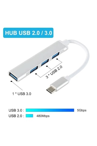 Type-c Usb Hub Çoklayıcı Usb 3.0
