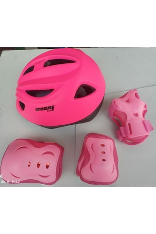 Çocuk Kask Ve Dizlik Dirseklik Seti E Belgeli