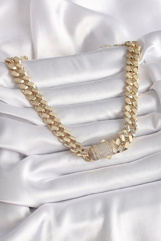 Pirinç Gold Renk Vıp Exclusive Seri Gurmet Model Kadın Kolye - Tj-bko9430 Çok renkli