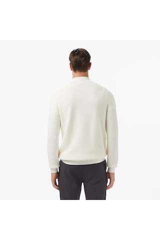 Nautica Erkek Krem Classic Fit Kazak Düz S57230t Krem