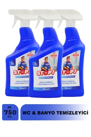 Stop Forte 3'lü Wc & Banyo Temizleyici