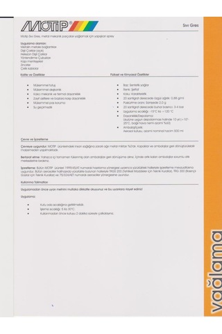 Motip Sıvı Gres Sprey 500 Ml - Liquid Grease