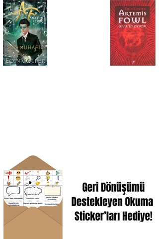 Artemis Fowl 8 - Son Muhafız + Artemis Fowl 4 - Opal İn Oyunu + Okuma Sticker'ları