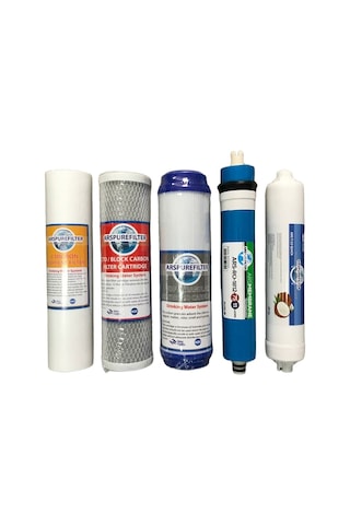 Klasik Açık Cihaz 5 Li Filtre Seti İhlas Cebillon Uyumlu