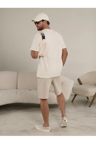 Lajkı-majkı Süt Renginde Düz Tişört 176562905 Bej