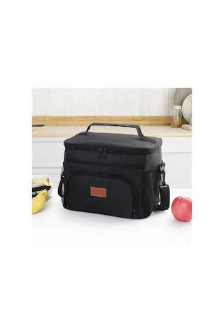 Skycity Büyük Kapasiteli Isı Yalıtımlı Peva Dışarıda Kullanıma Uygun Sıvı Geçirmez Günlük Yemek Çantası Buzluk Bordo