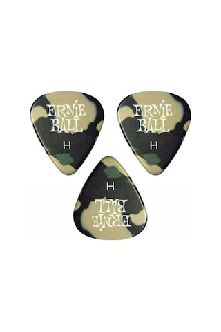 Ernie Ball P09223 Gitar Penası 3 Adet Heavy Pıcks 1 Camouflage Hv
