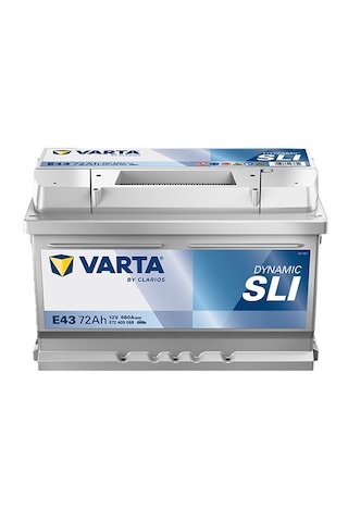 Varta Dynamic Slı E43 Alçak 12 V 72 Ah 680 Cca Akü - 2026 Varta Dynamic Slı E43 Alçak 12 V 72 Ah 680 Cca Akü - 2026