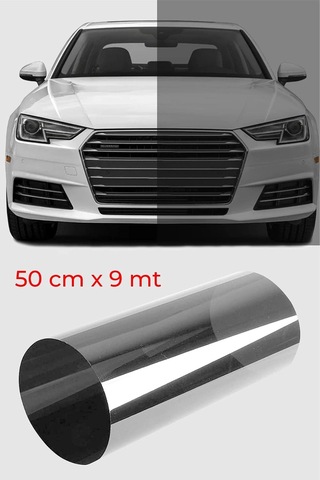 Lexroo Cam Filmi Siyah Amerikan Çizilmez Açık Ton 50 Cm X 9 Metre Standart