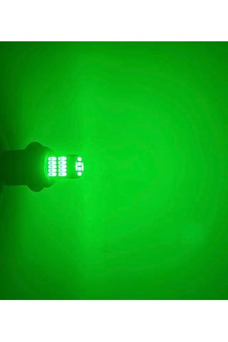 T10 Led 26 Ledli W5w Canbus Metal Ultra Power Yeşil Park Plaka Tavan Ampulü