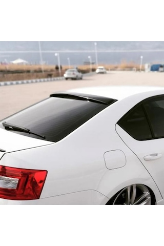 Skoda Octavia Arka Cam Üstü Spoiler 2013-2019 Arası Uyumlu