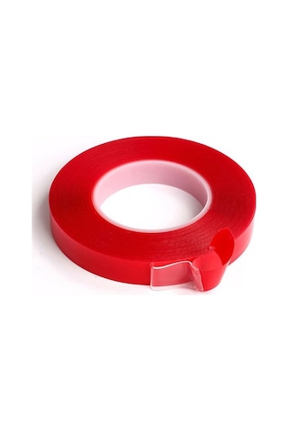 Mayaglory 2 Metre Güçlü Yapışkanlı Çift Taraflı Slikon Pratik Şeffaf Bant