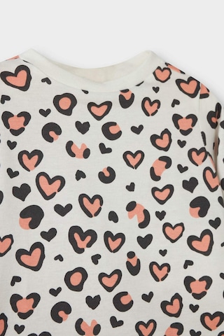 Defacto Kız Bebek Pijama Takımı Desenli Uzun Kollu Penye Üst Uzun Alt E9478a525auer233 Ekru