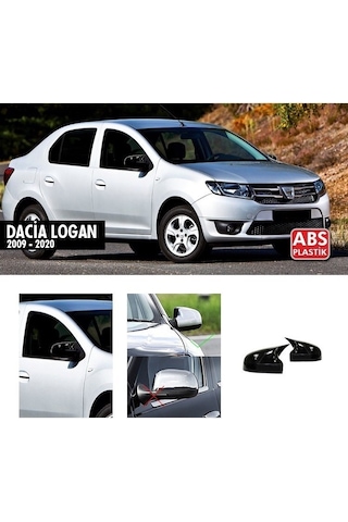 Dacia Logan Yarasa Ayna Kapak - Abs Plastik - Piano Black 2009 2020