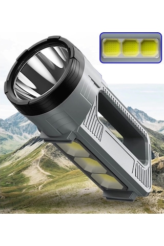 Güçlü Şarjlı Fener Masa Lambası Wt-603 Renkli