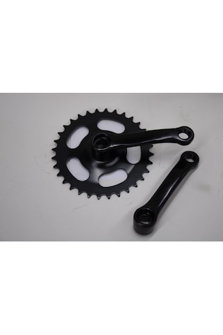 Bmx Bisiklet 36 T Aynakol Köşeli Model Siyah Renk Bmx Orta Dişli