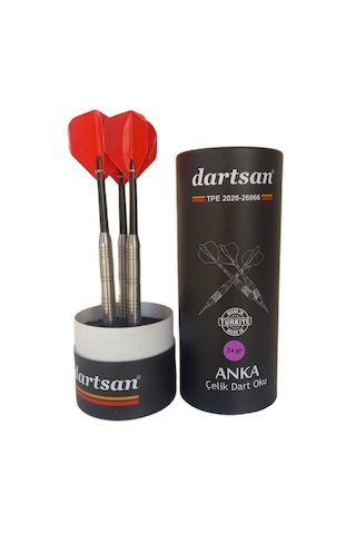 Dartsan-anka Ilk Türk Malı Çelik Dart Oku 24gr