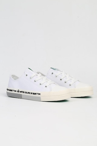 United Colors Of Benetton Benetton Bn-70019 - Beyaz Yesil-çocuk Spor Ayakkabı 001