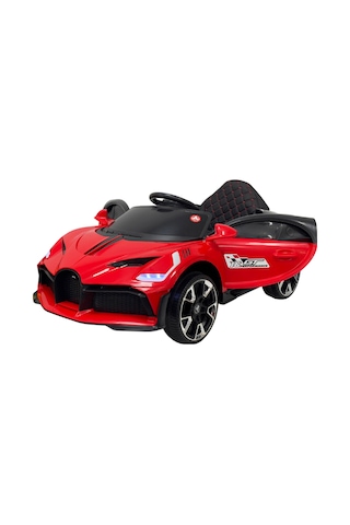 Bugatti 12 Volt Uzaktan Kumandalı Akülü Araba Hızlı Motor Gt Kırmızı