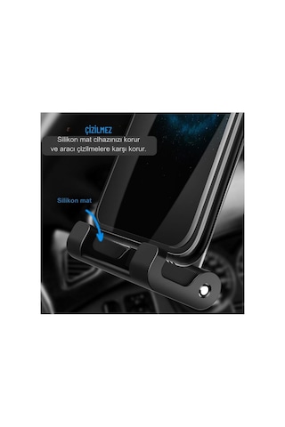 Lexroo Mobile Araç İçi Arka Koltuk İçin Tablet Tutucu, 360 Derece Dönebilen Ayarlanabilir Tablet Standart