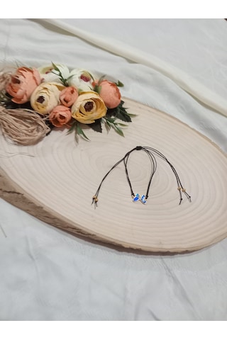 Şık Lacivert Kelebek Bileklik Lacivert