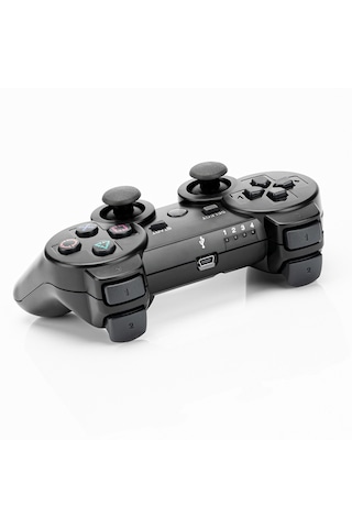 Double Titreşimli Ps3 Wireless Oyun Kolu Uyumlu Kablosuz Analog Gamepad Joystick Oyun Kolu