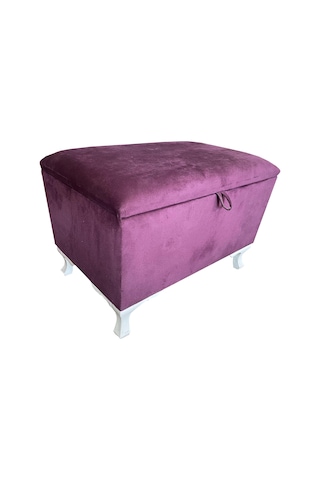 Sandıklı Puf(Bench)-Ayakucu Pufu-80cm-Kadife Kumaş-Tek Parça