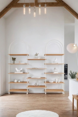 Çevir Kur Bohem Atlantik Çam Raf Çok Amaçlı Dekoratif Dolap & Kitaplık 199x203x29 Atlantik Çam