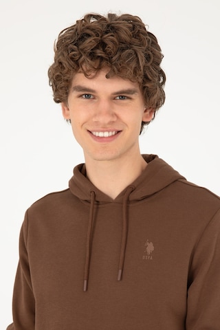 U.s. Polo Assn. Erkek Kahverengi Sweatshirt 50295167-vr029 Kahverengi