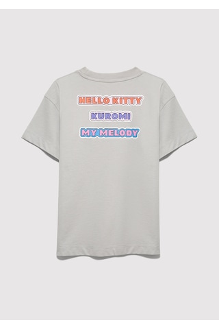 Mavi - Hello Kitty Baskılı Gri Tişört 7610423-70075 Gri