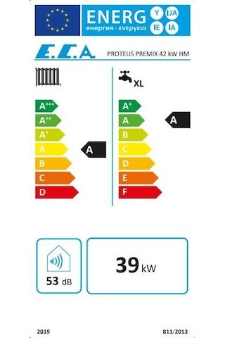 Eca Proteus Premix 42/42 kW (36.000 Kcal) Tam Yoğuşmalı Kombi